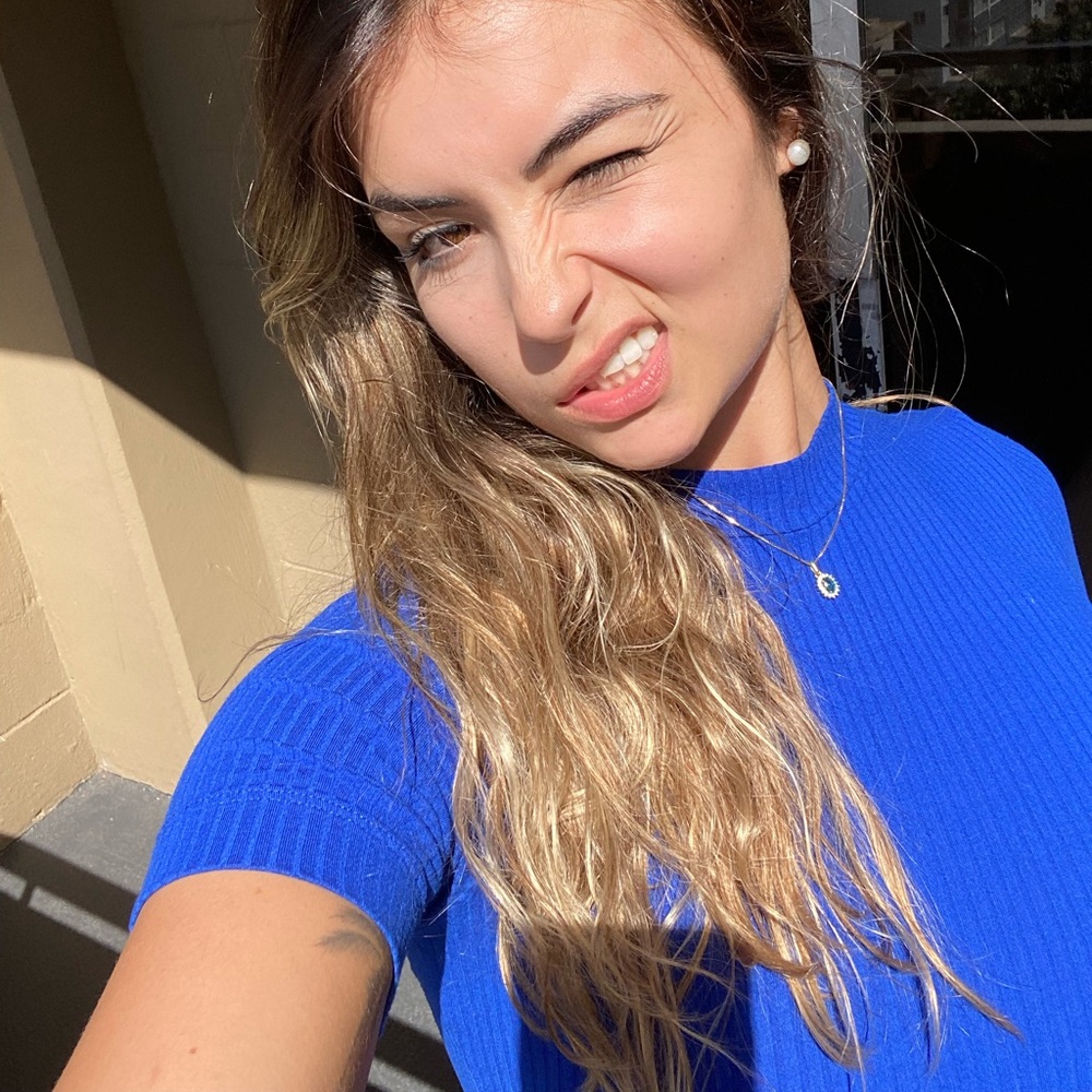 Blue top